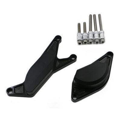 CNC padáky motoru - černé pro GSR 600 / 750 levá a pravá